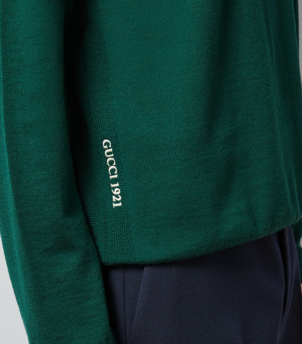 Gucci Gucci Wool Collared Sweater