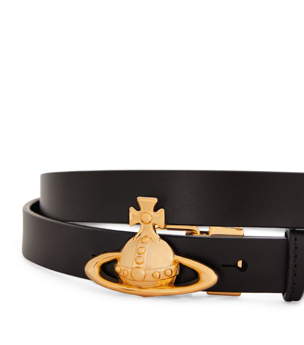 Vivienne Westwood Vivienne Westwood Leather Orb Belt