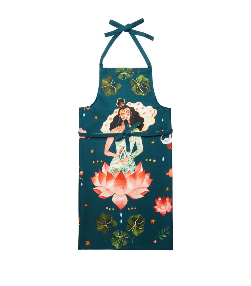 La Doublej La DoubleJ Quan Yin Print Apron