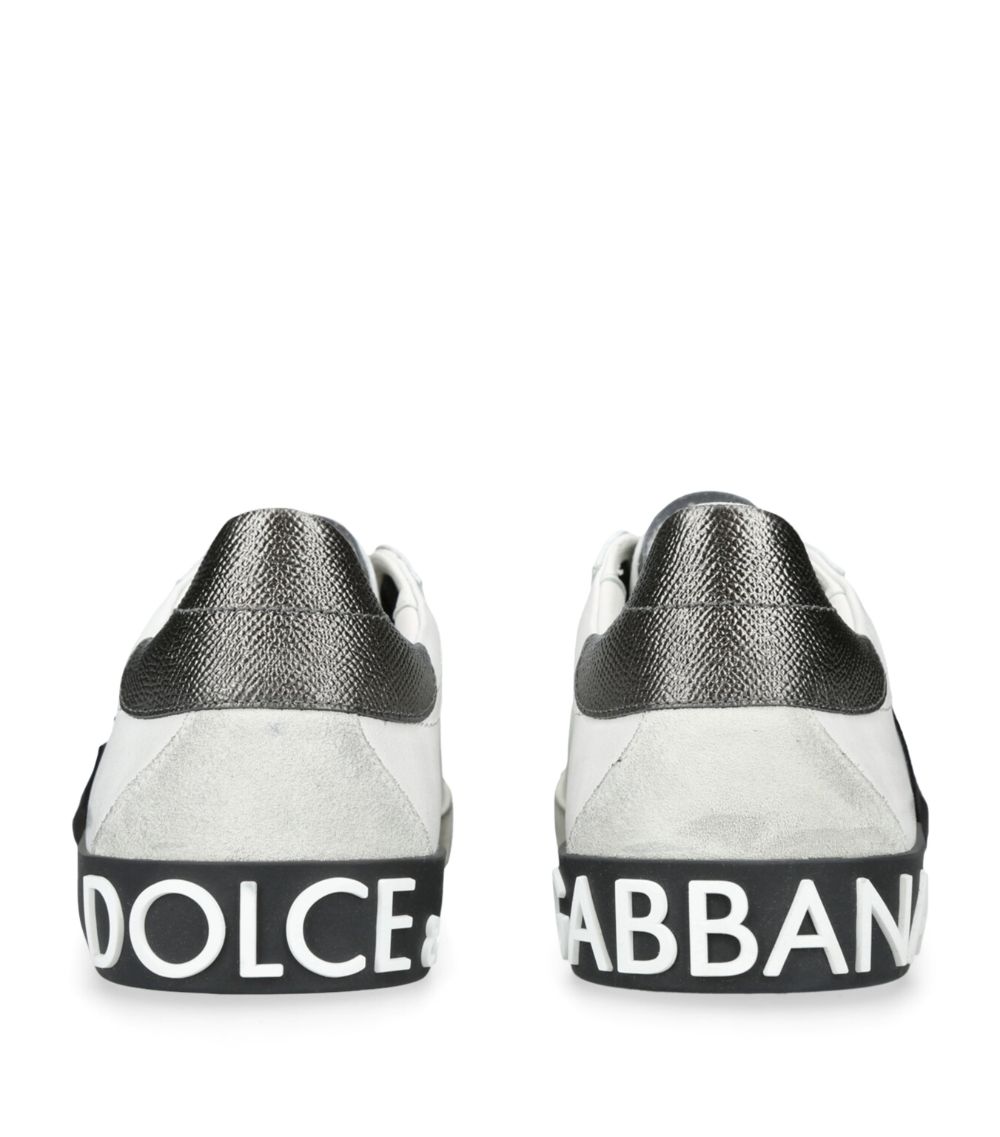 Dolce & Gabbana Dolce & Gabbana Leather Dg Logo Sneakers