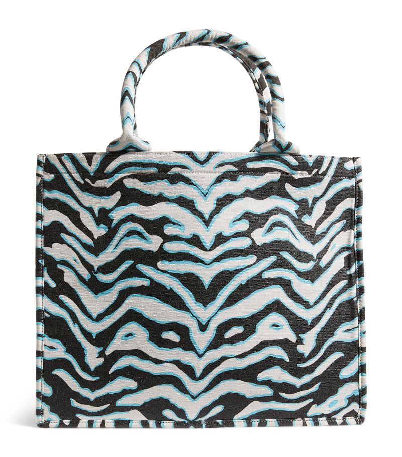 Bfc Newgen Bfc Newgen X Halpern Large Tiger Print Tote Bag