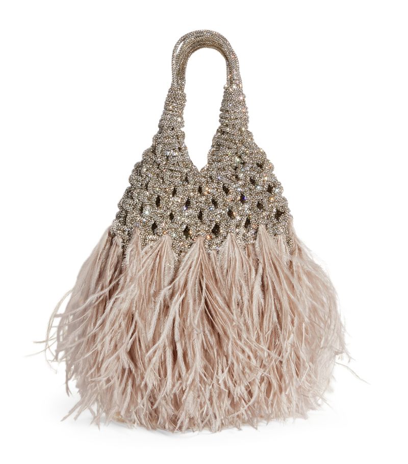  Hibourama Mini Vannifique Plumes Woven Bag