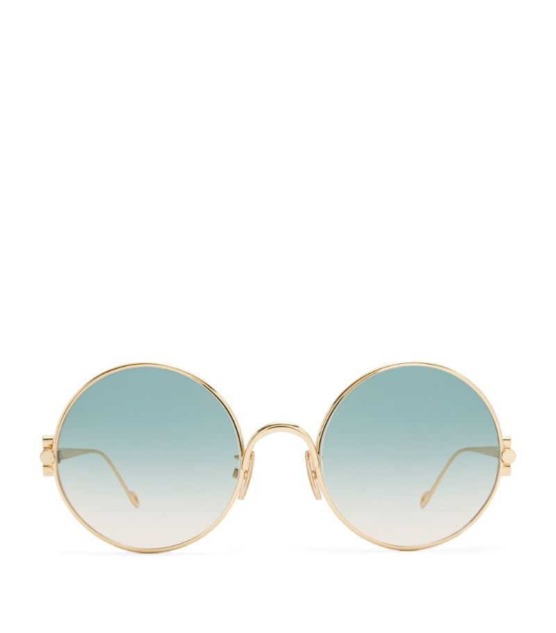 Loewe LOEWE Anagram Round Sunglasses