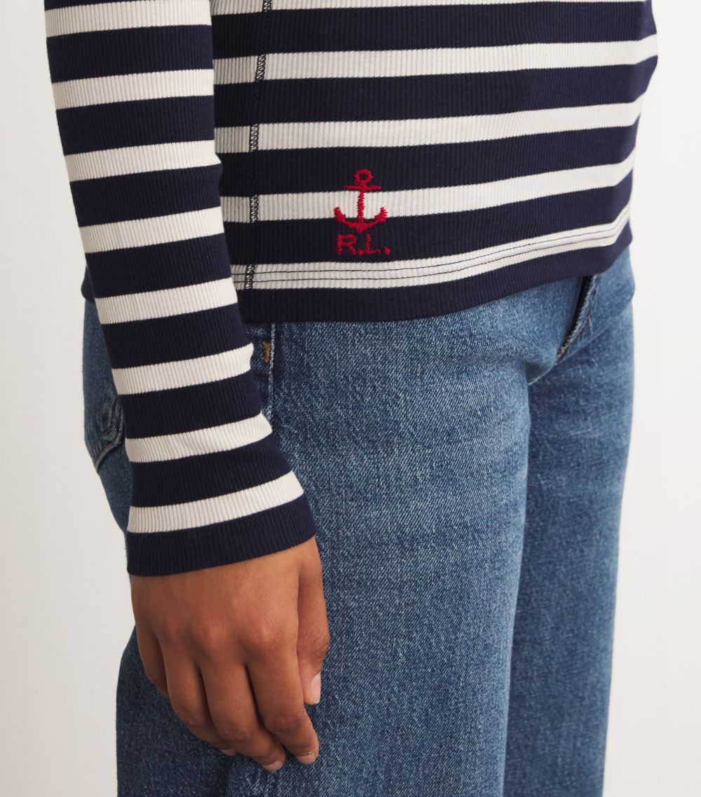 Polo Ralph Lauren Polo Ralph Lauren Striped Rollneck Top