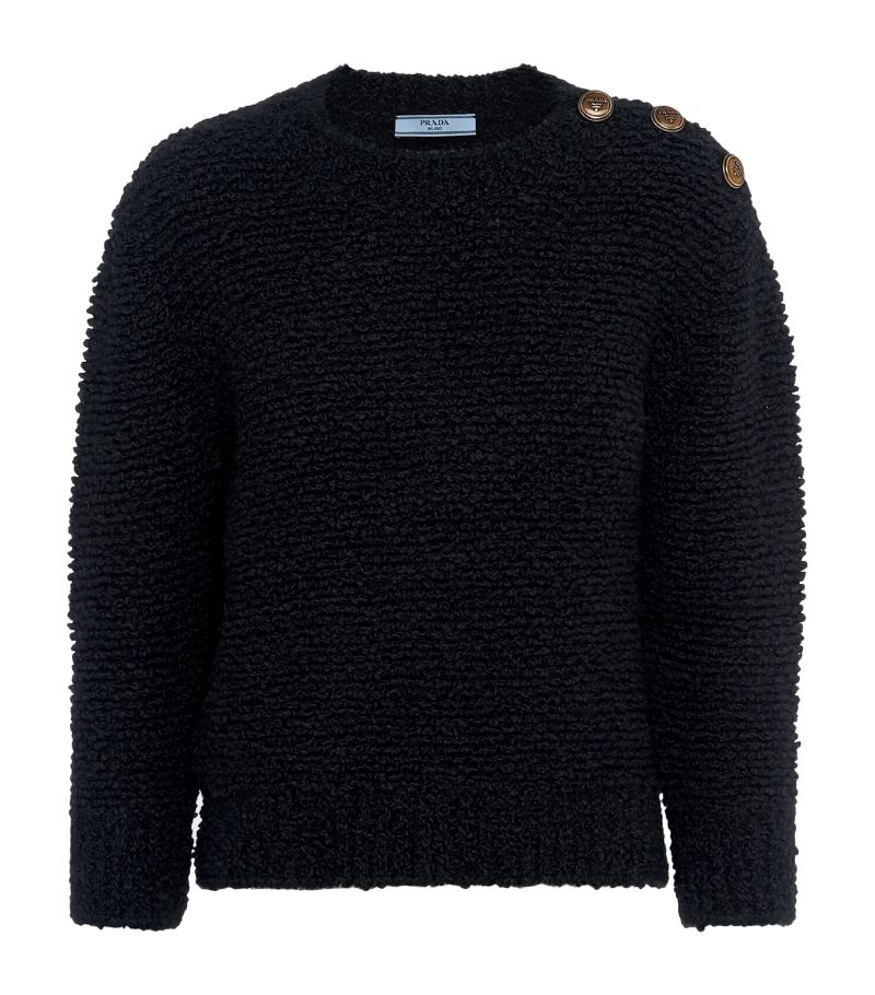 Prada Prada Mohair Bouclé Sweater