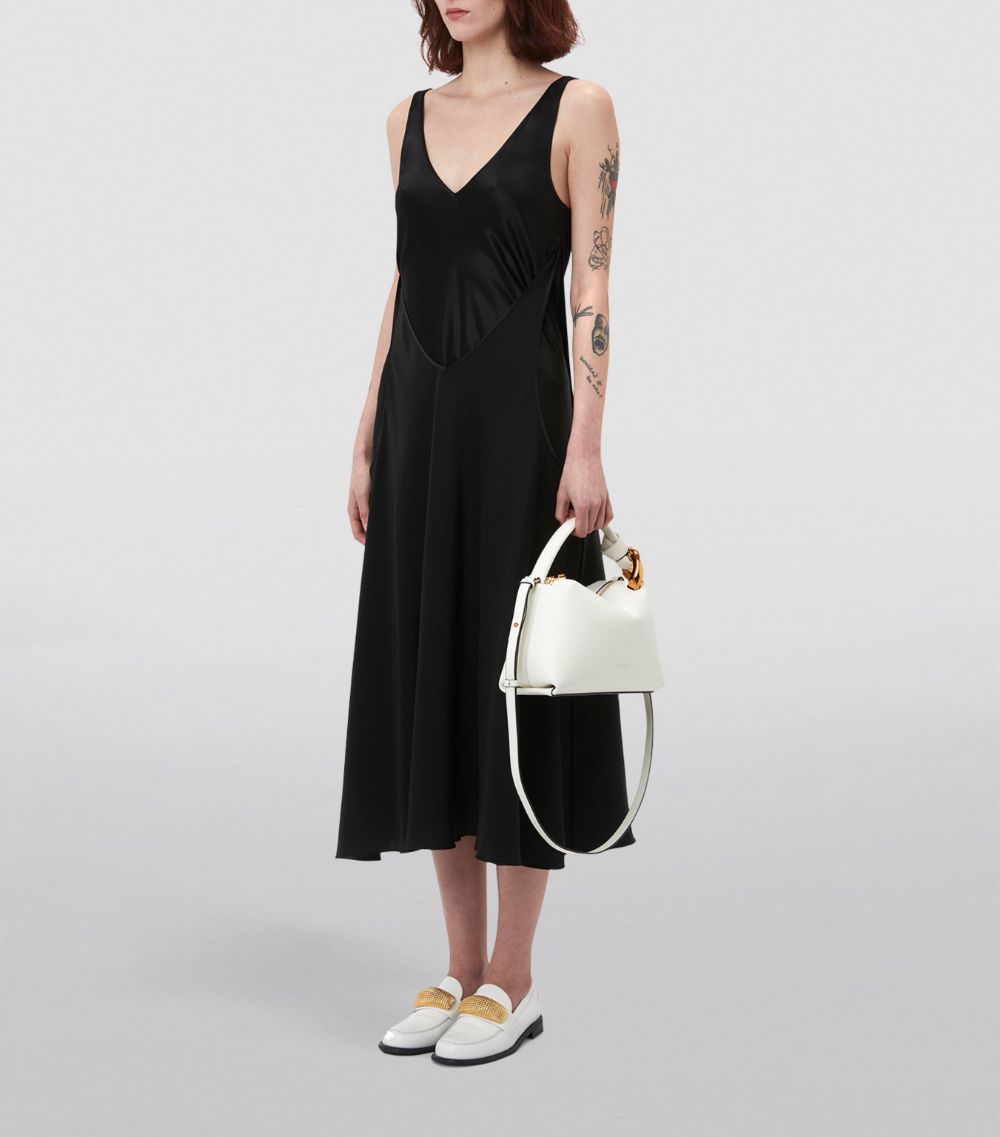 Jw Anderson Jw Anderson Silk Layered Midi Dress