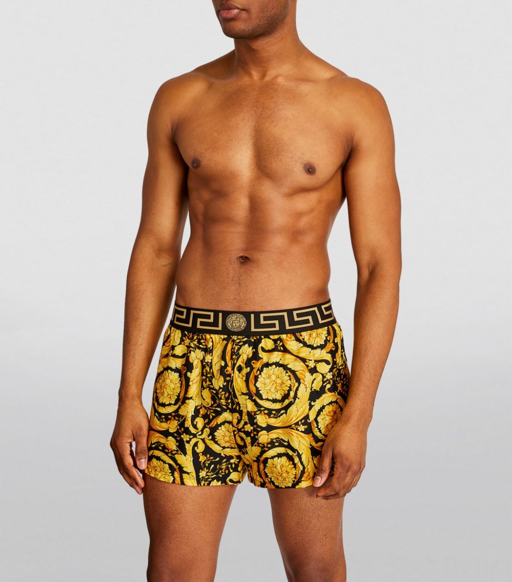 Versace Versace Silk Baroque Boxer Shorts