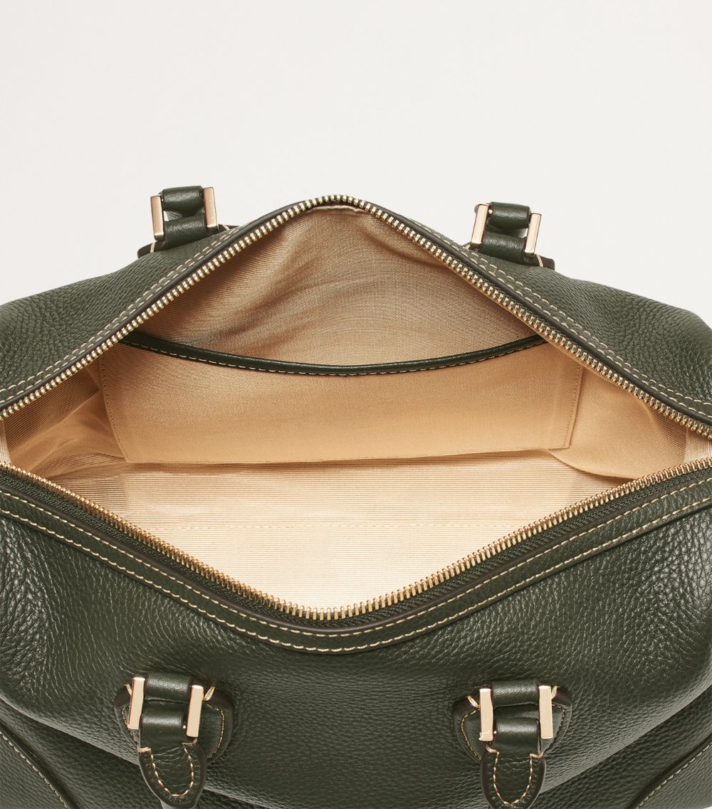  Aspinal Of London Leather Hudson Bowling Bag