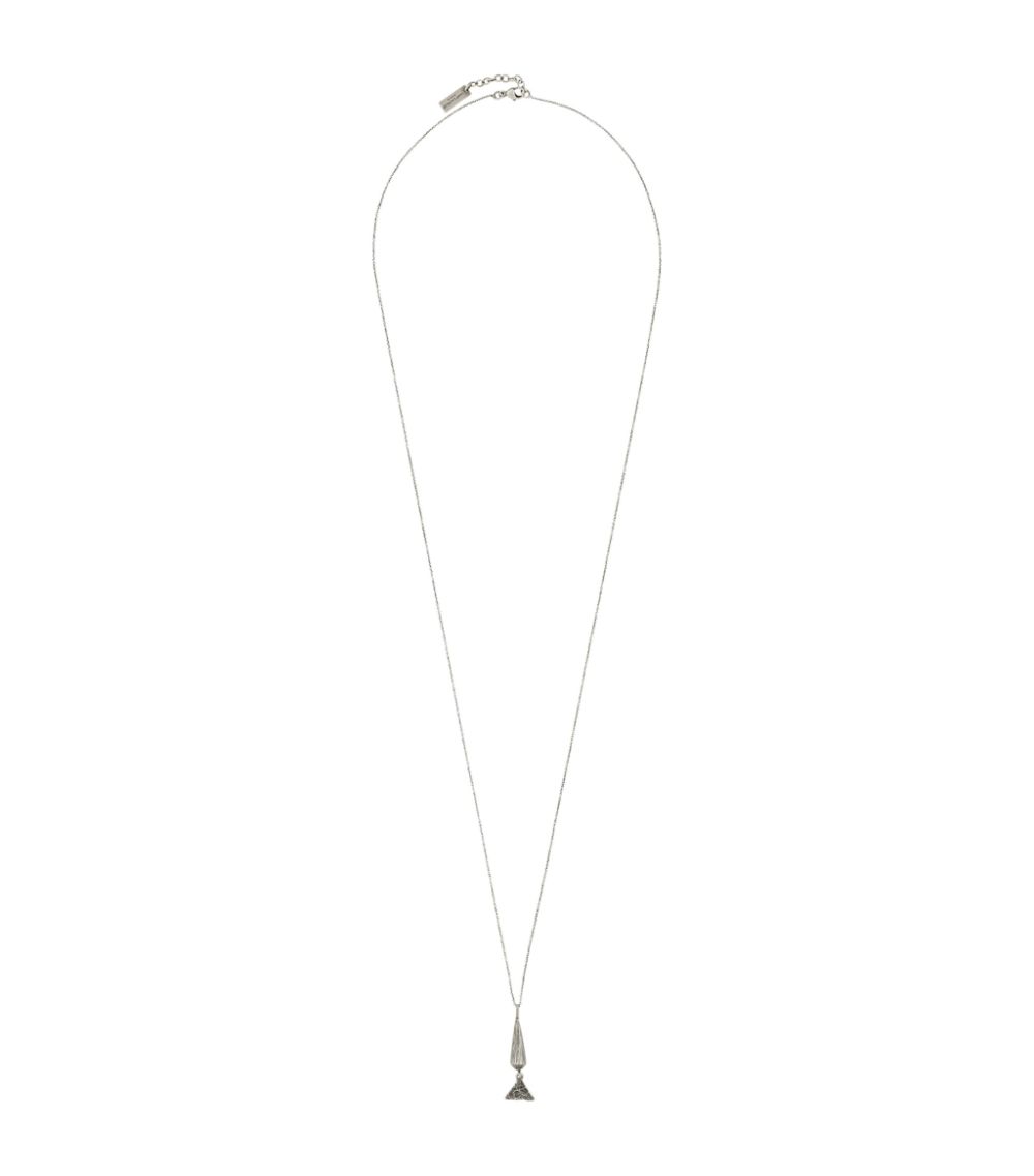 Saint Laurent Saint Laurent Crosshatch Necklace