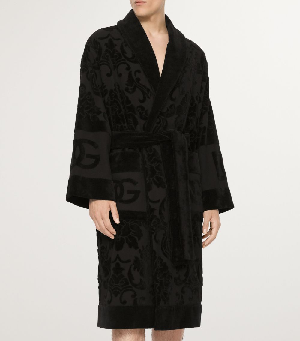 Dolce & Gabbana Dolce & Gabbana Terry Cotton Dg Robe