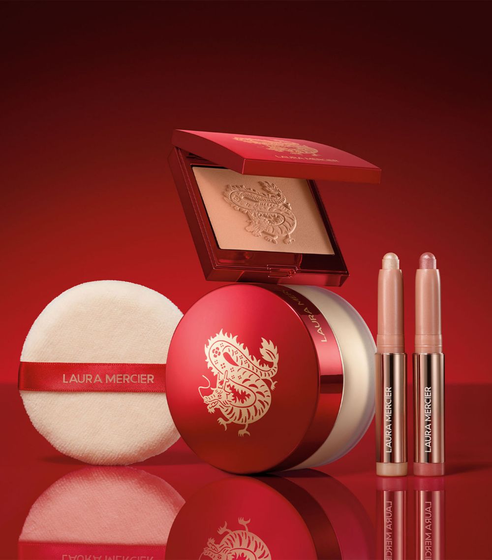 Laura Mercier Laura Mercier Lunar New Year 2024 Translucent Loose Setting Powder And Puff Set