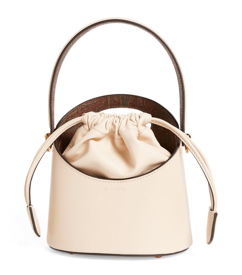 Etro ETRO Mini Leather Saturno Bucket Bag