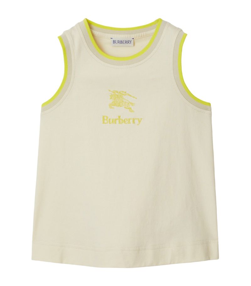 Burberry Burberry Kids Cotton Ekd Vest Top (3-14 Years)