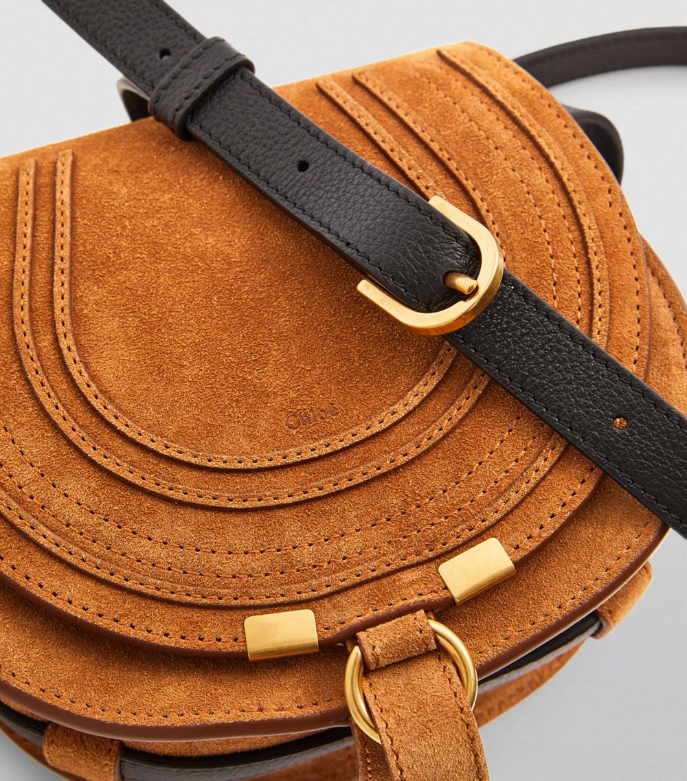 Chloé Chloé Small Leather Marcie Saddle Bag