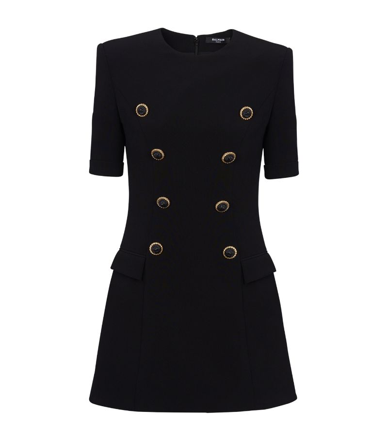 Balmain Balmain Crepe Mini Dress