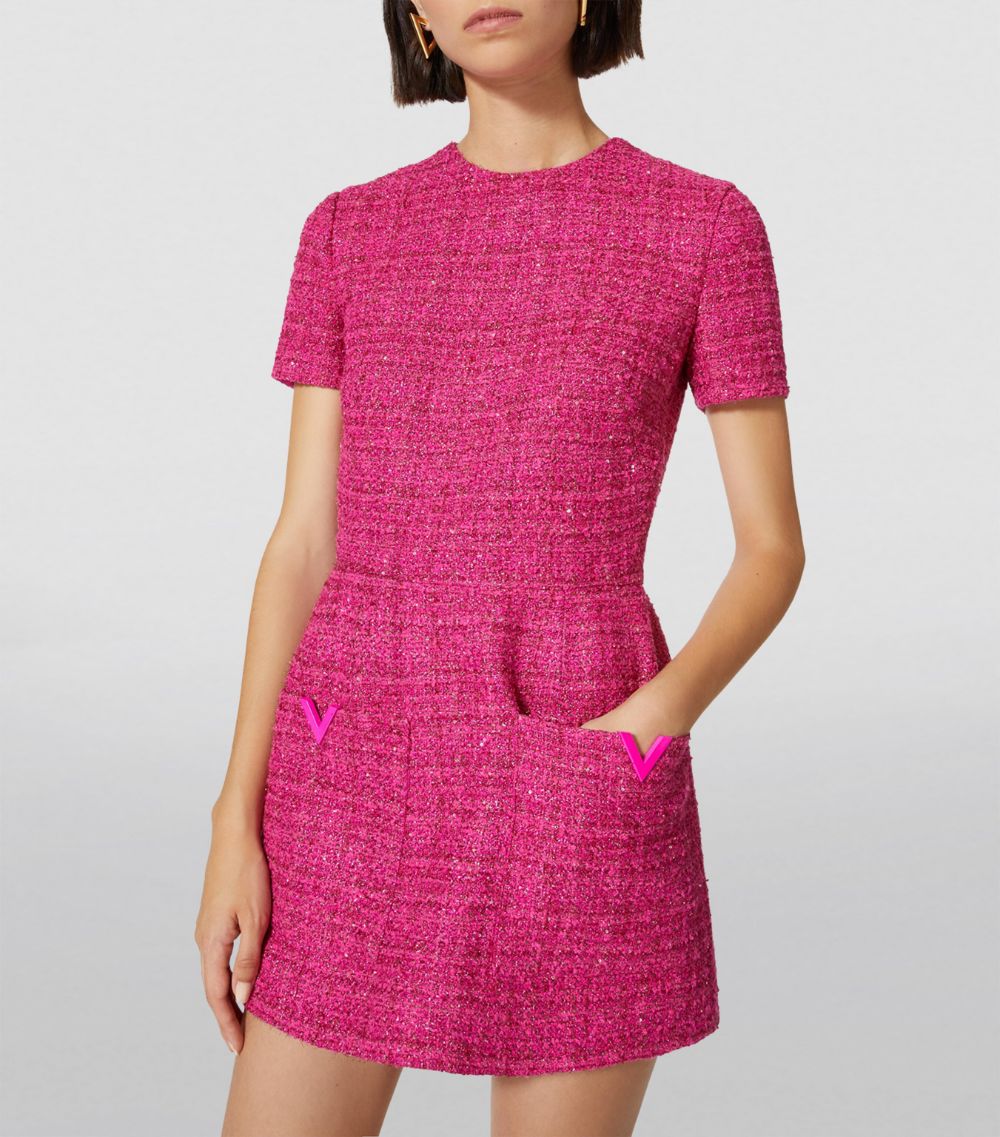 VALENTINO GARAVANI Valentino Garavani Tweed Sequinned Mini Dress