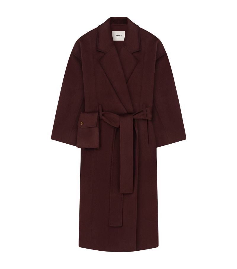 Aeron Aeron Wool-Silk Hutton Wrap Coat