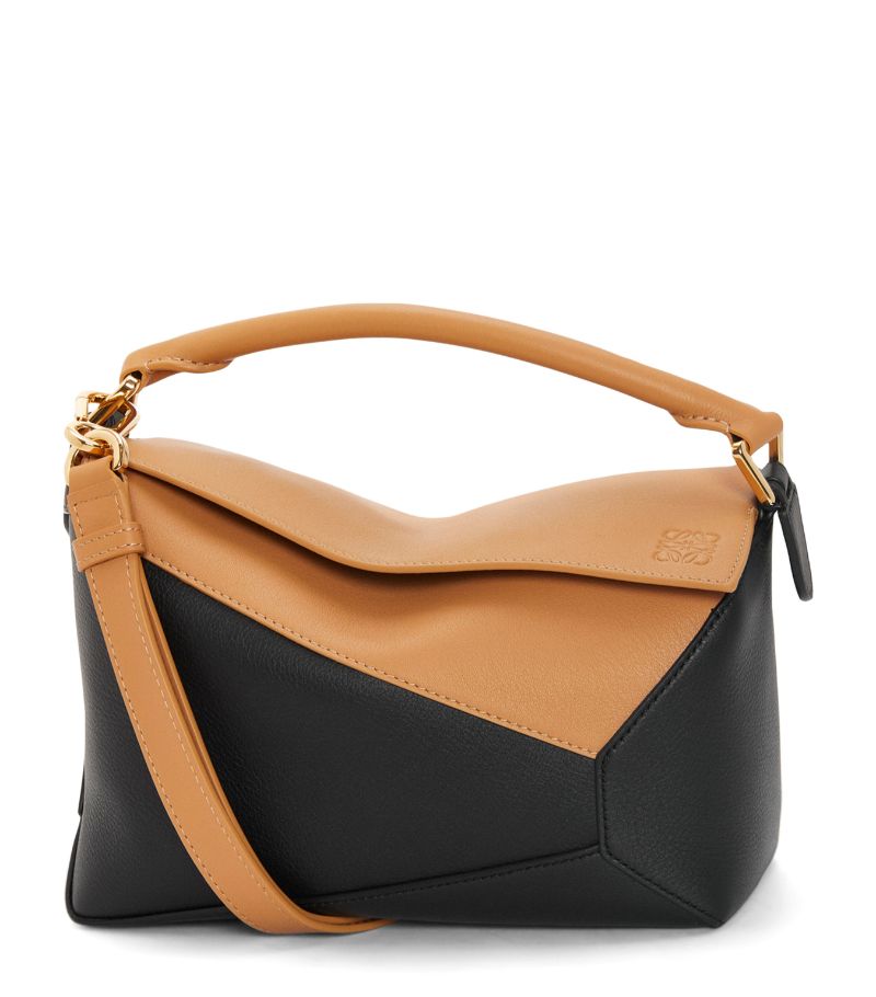 Loewe Loewe Small Leather Puzzle Edge Top-Handle Bag