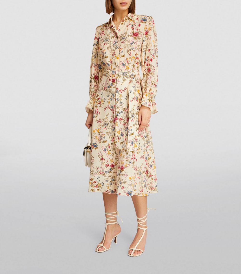 Weekend Max Mara Weekend Max Mara Silk Belted Midi Dress