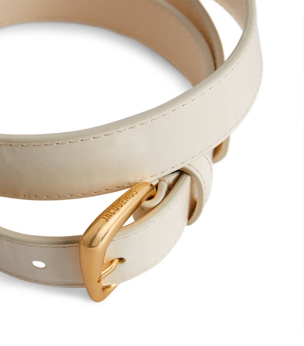 Jacquemus Jacquemus Leather Ovalo Belt