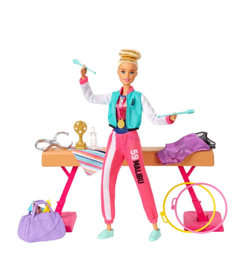 Barbie Barbie Gymast Doll Play Set