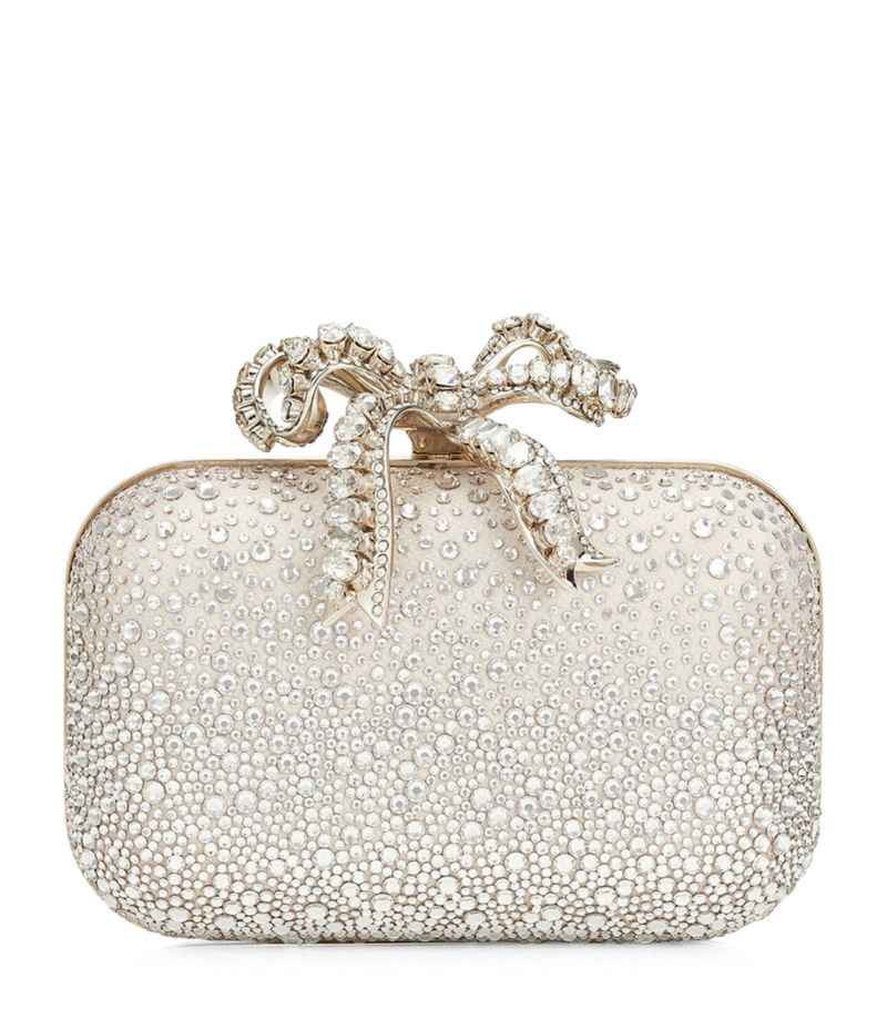 Jimmy Choo Jimmy Choo Swarovski-Embellished Cloud Clutch Bag