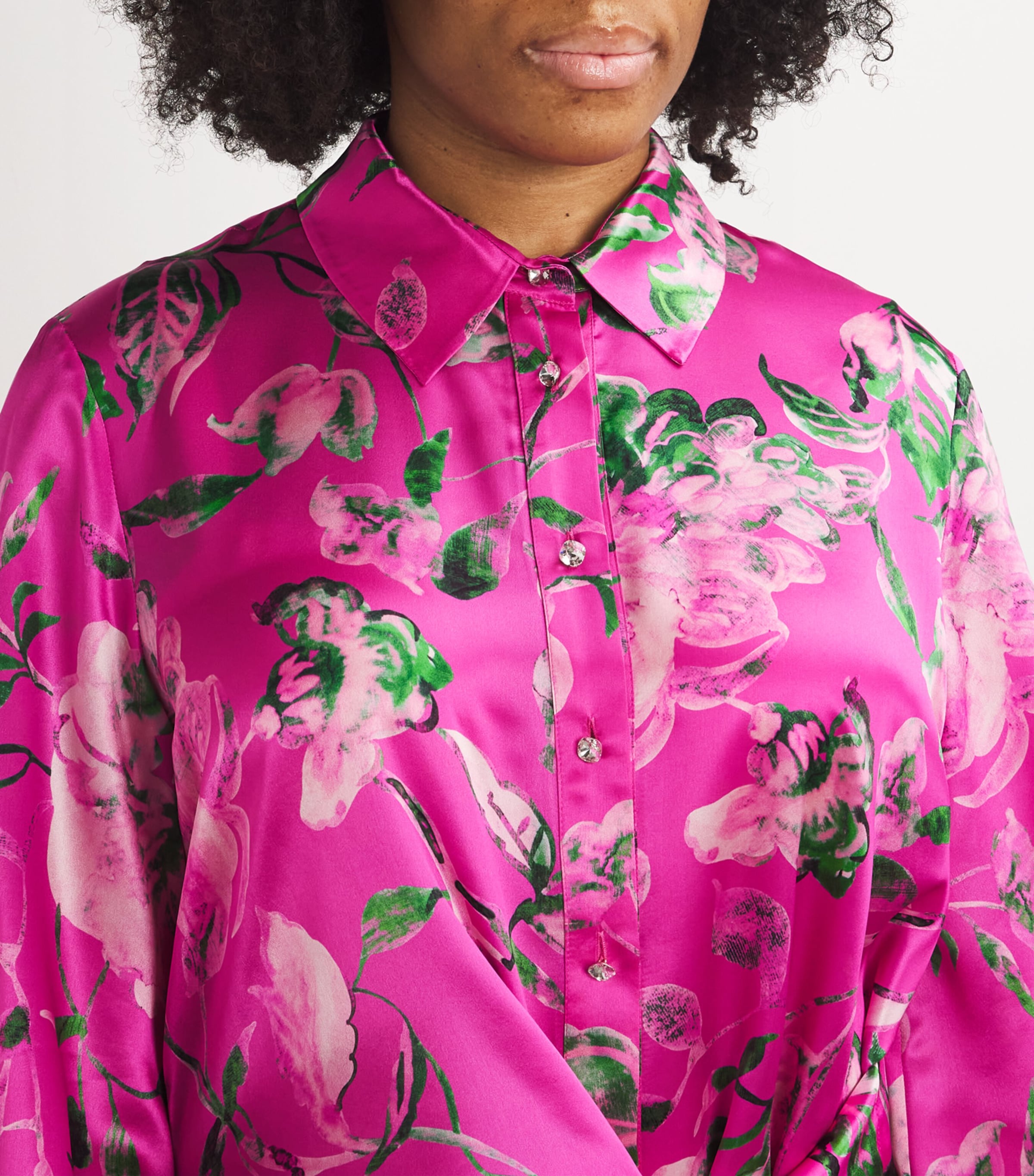 Marina Rinaldi Marina Rinaldi Silk Floral Shirt