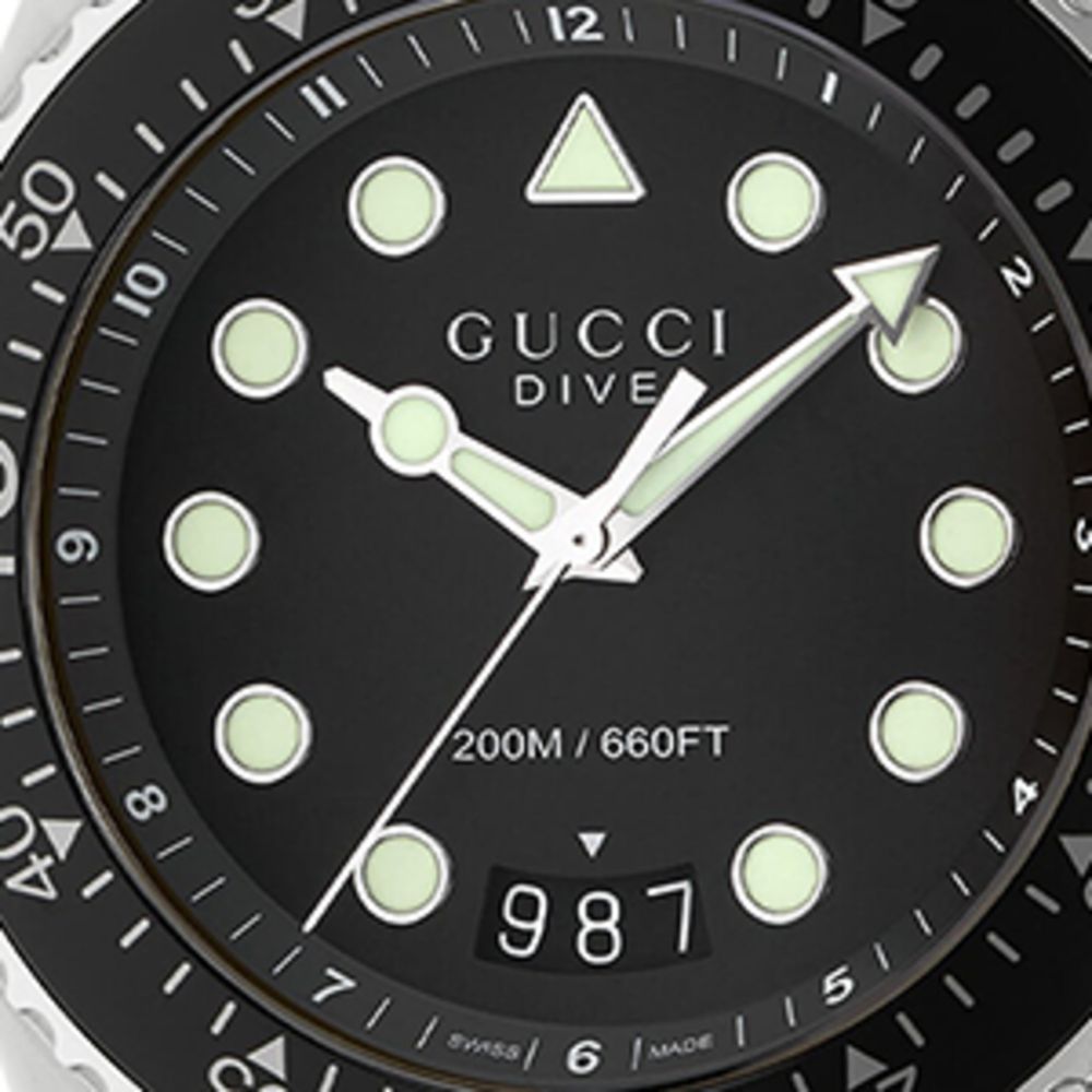 Gucci Gucci Steel Dive Watch 40Mm