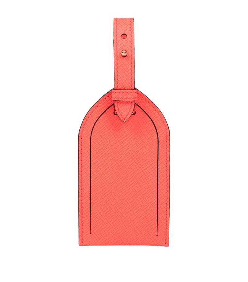 Smythson Smythson Panama Leather Luggage Tag