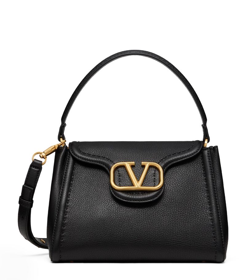 VALENTINO GARAVANI Valentino Garavani Small Calf Leather Alltime Shoulder Bag