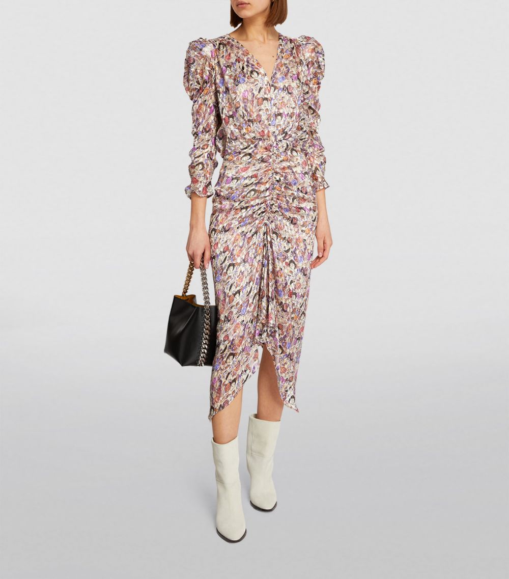 Isabel Marant Isabel Marant Silk-Blend Printed Nemil Midi Dress