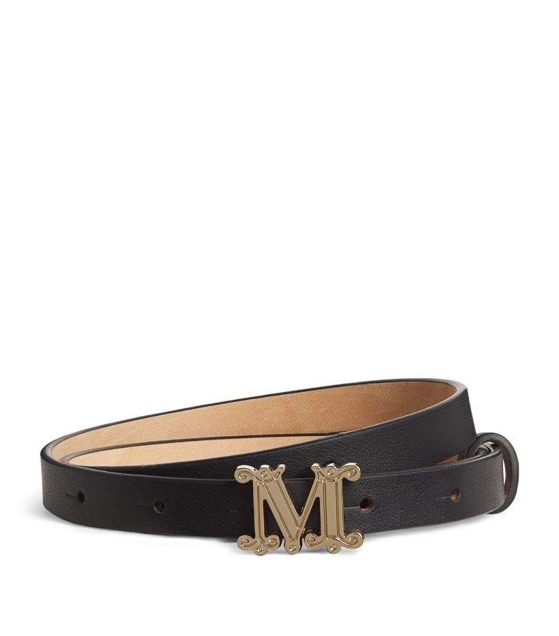 Max Mara Max Mara Leather Monogram Belt