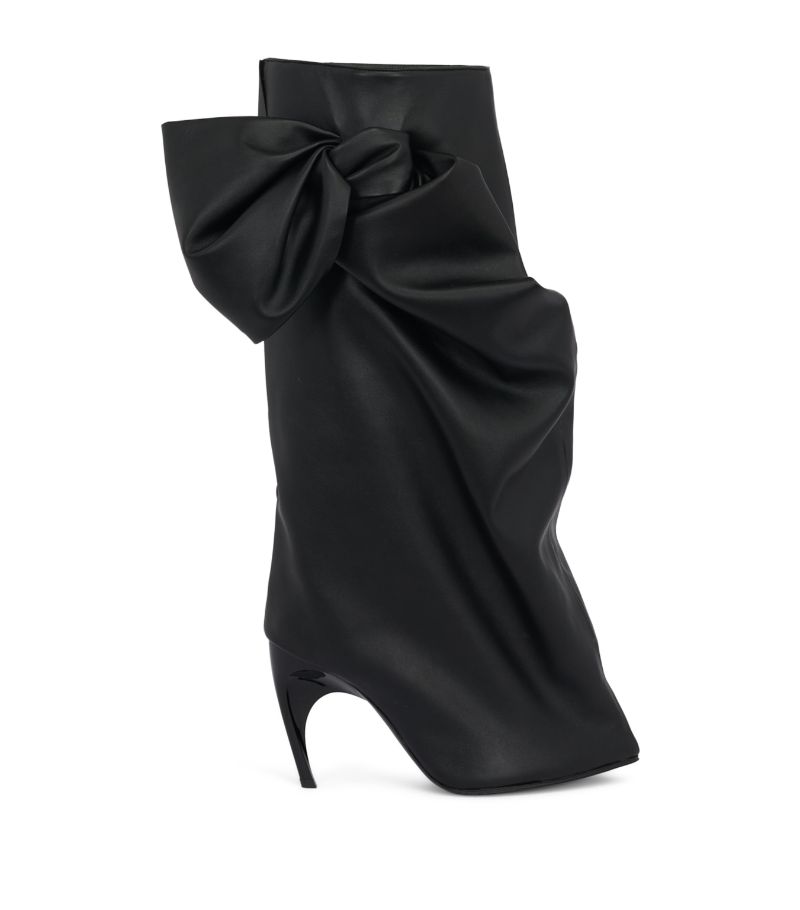 Alexander McQueen Alexander Mcqueen Bow-Detail Armadillo Boots 95