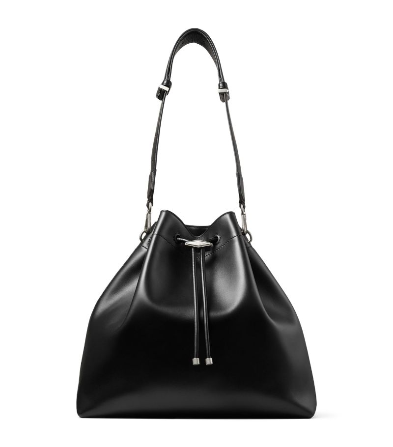 Jimmy Choo Jimmy Choo Large Leather Cinch Bucket Bag