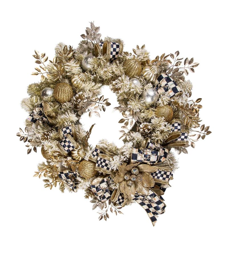 Mackenzie-Childs MacKenzie-Childs Metal And Plastic Glam Up Illuminated Wreath