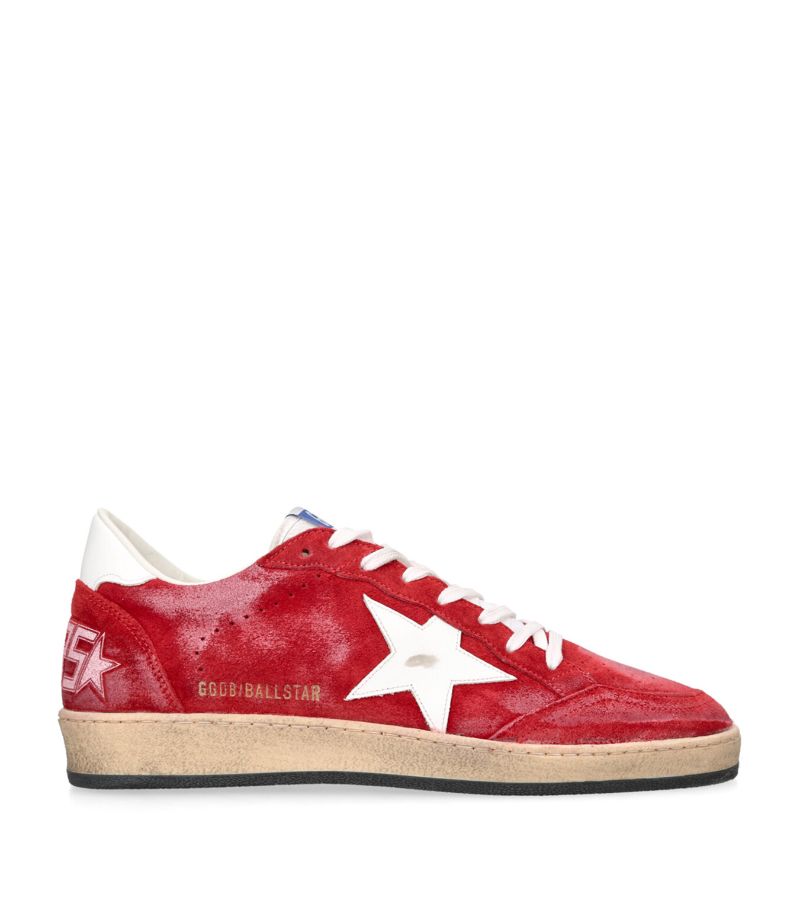 Golden Goose Golden Goose Suede Ballstar Low-Top Sneakers