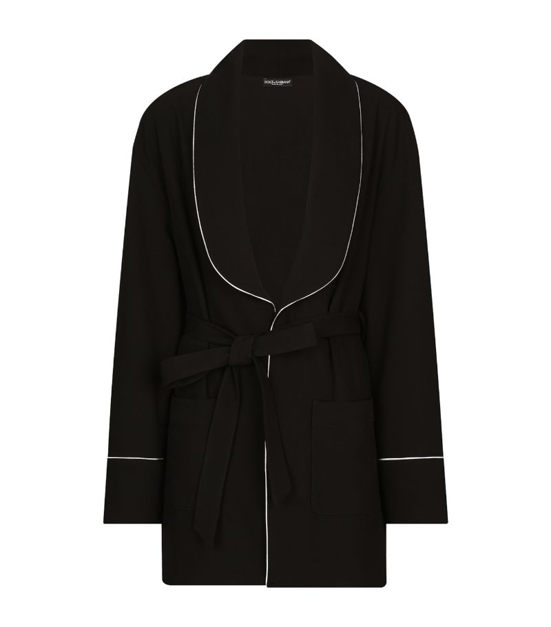 Dolce & Gabbana Dolce & Gabbana Kim Dolce & Gabbana Wool Belted Pyjama Shirt