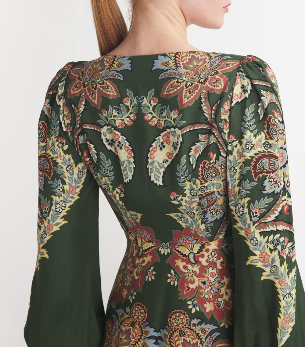 Etro Etro Paisley Print Midi Dress