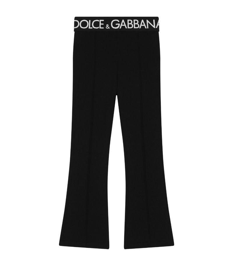 Dolce & Gabbana Dolce & Gabbana Kids Flared Logo-Waistband Sweatpants (2-6 Years)