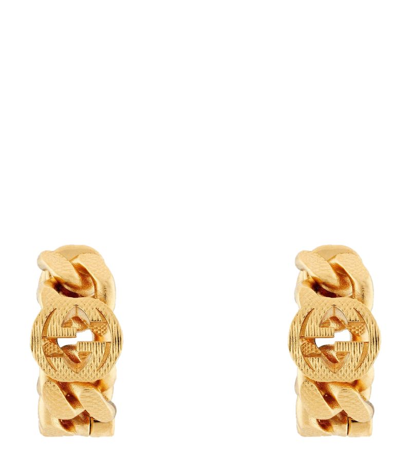 Gucci Gucci Interlocking G Hoop Earrings