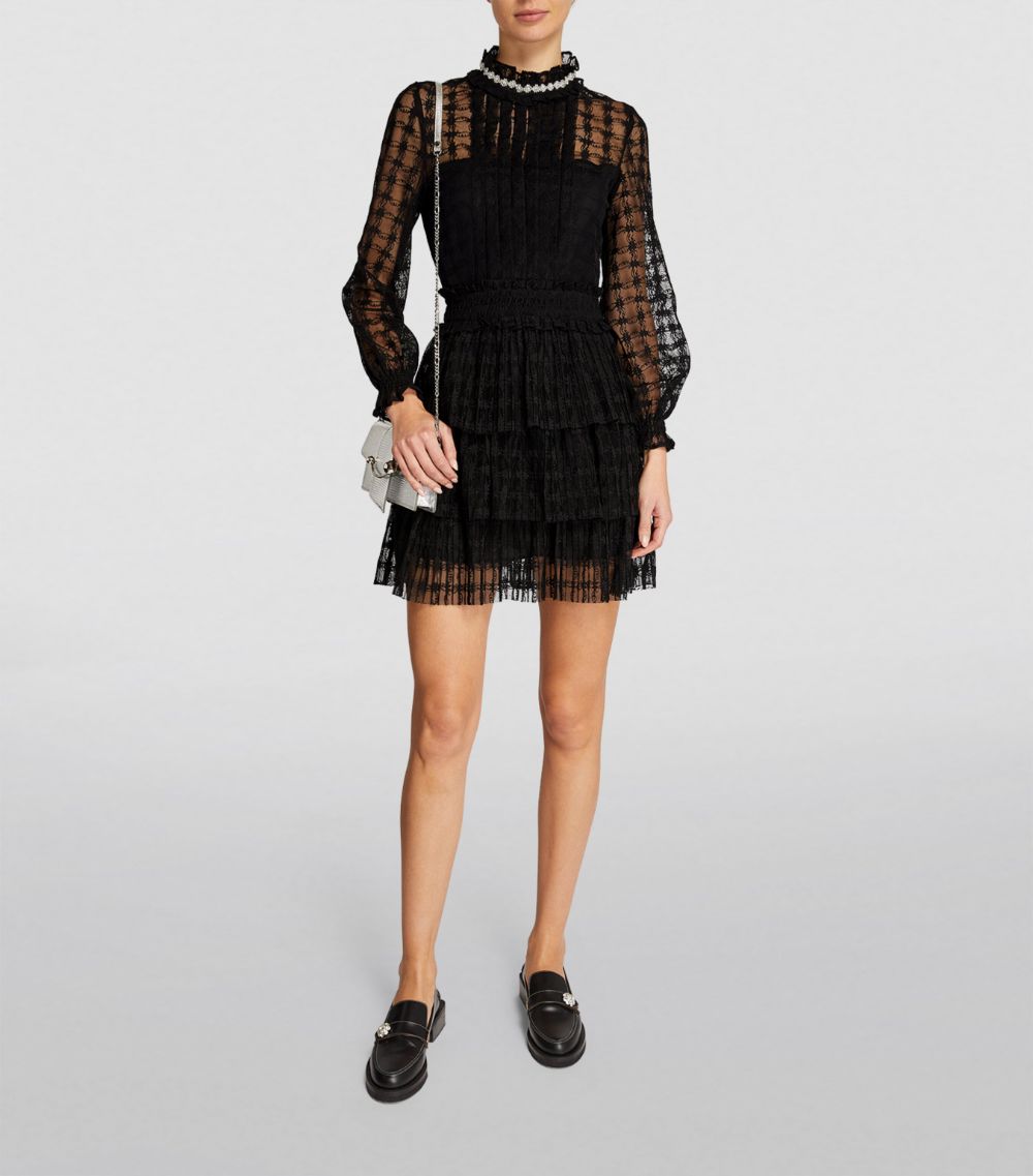  Sandro Lace Mini Dress