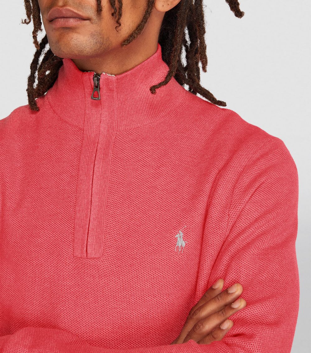 Polo Ralph Lauren Polo Ralph Lauren Zip-Up Polo Pony Sweater