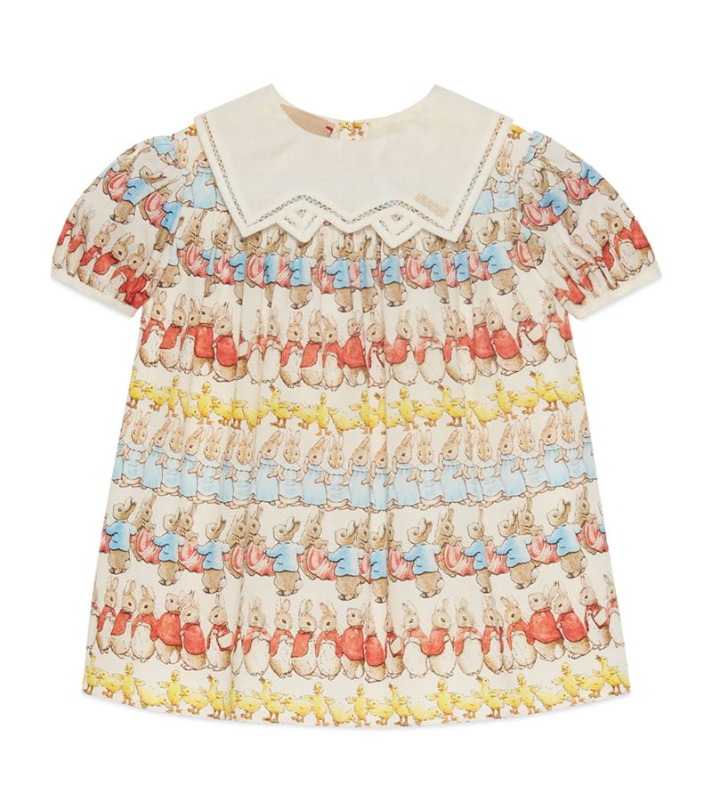 Gucci Gucci Kids X Peter Rabbit Printed Dress (3-36 Months)