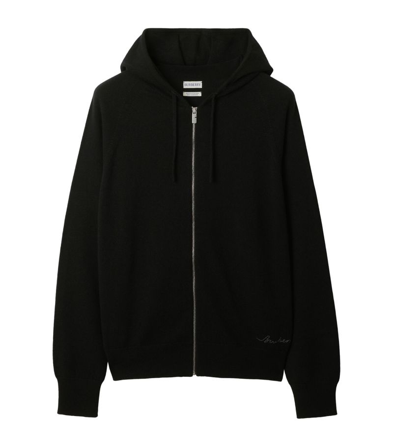 Burberry Burberry Cashmere Zip-Up Hoodie