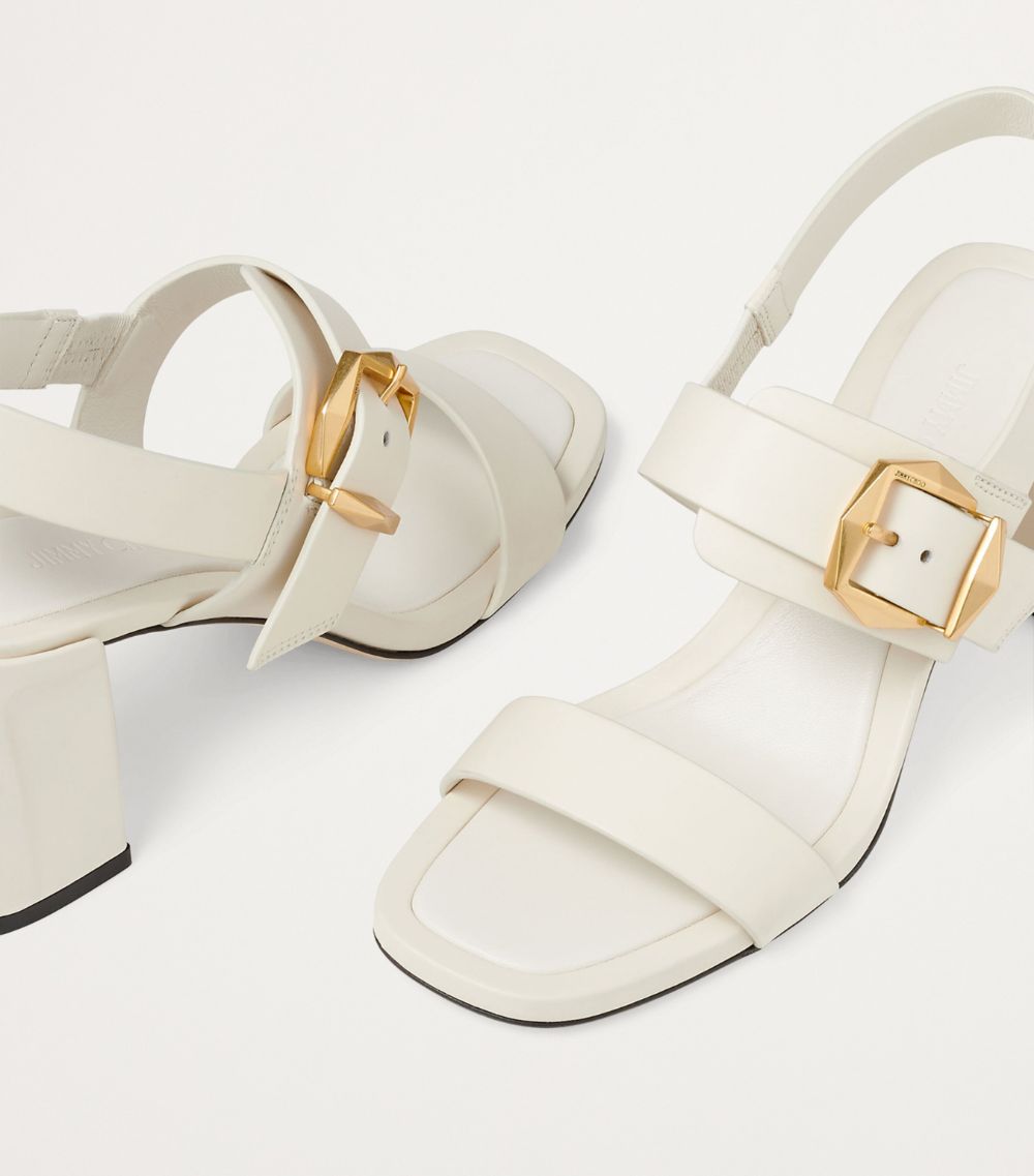 Jimmy Choo Jimmy Choo Hawke 75 Leather Sandals