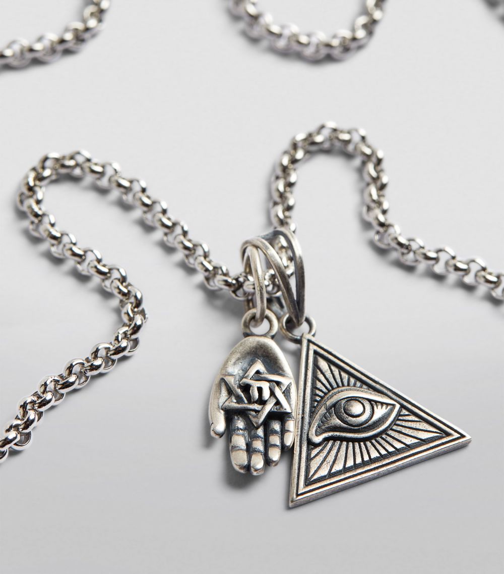 Nialaya Jewelry Nialaya Jewelry Sterling Silver Hamsa Necklace