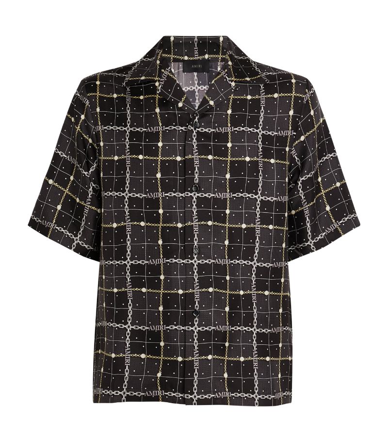 Amiri Amiri Charm Check Bowling Shirt