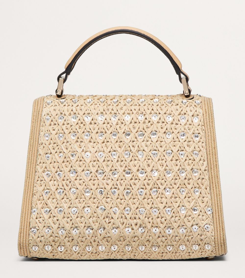 VALENTINO GARAVANI Valentino Garavani Mini Embellished Vsling Top-Handle Bag