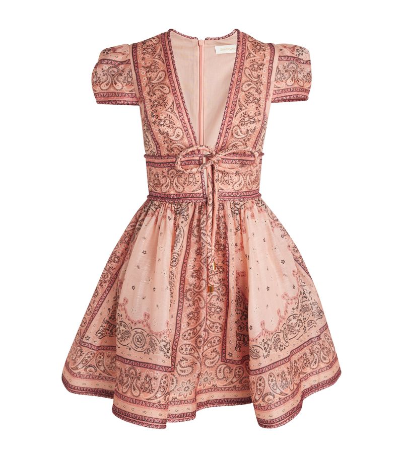 Zimmermann Zimmermann Linen-Silk Paisley Dress