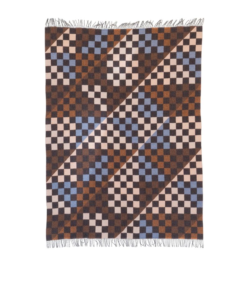 Raawii Raawii Wool-Cashmere Check Throw (150Cm X 200Cm)